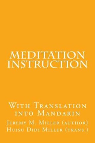 Cover of Meditation Instruction