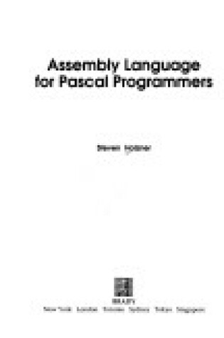 Cover of Assembly Language for PASCAL Programmers