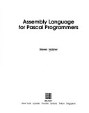 Book cover for Assembly Language for PASCAL Programmers