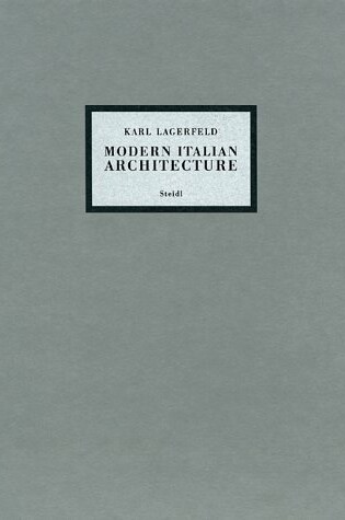 Cover of Modern Italian Architecture