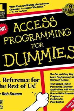 Cover of Access Programming For Dummies