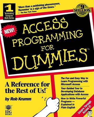 Book cover for Access Programming For Dummies