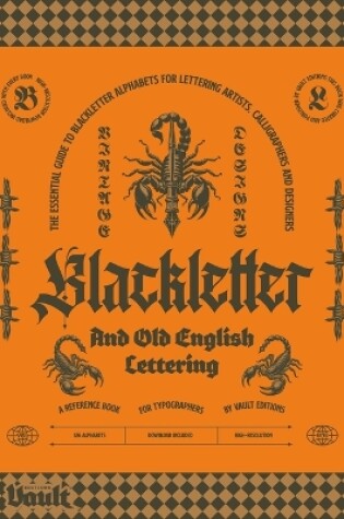 Cover of Blackletter and Old English Lettering Reference Book