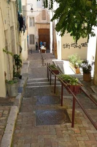 Cover of Stairs Down a Picturesque Alley in Marseille, France