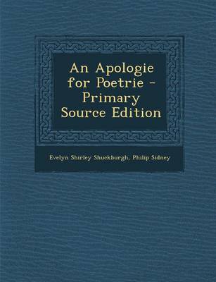 Book cover for An Apologie for Poetrie - Primary Source Edition