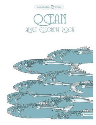 Book cover for Ocean Adult Coloring Book