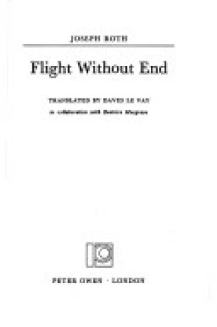 Cover of Flight without End