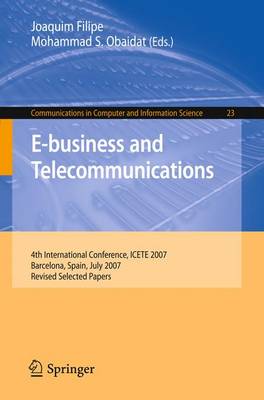 Book cover for E-Business and Telecommunications