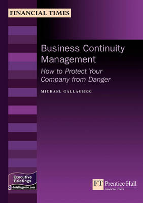 Book cover for Business Continuity Management