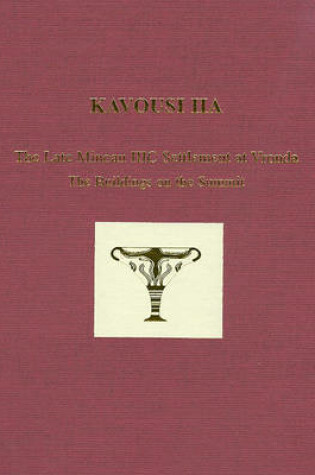 Cover of Kavousi IIA
