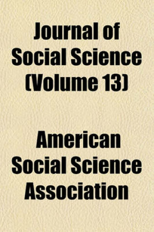 Cover of Journal of Social Science (Volume 13)