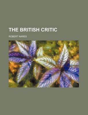 Book cover for The British Critic