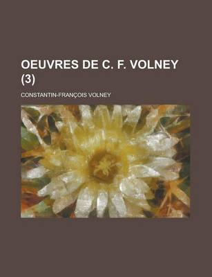 Book cover for Oeuvres de C. F. Volney (3)