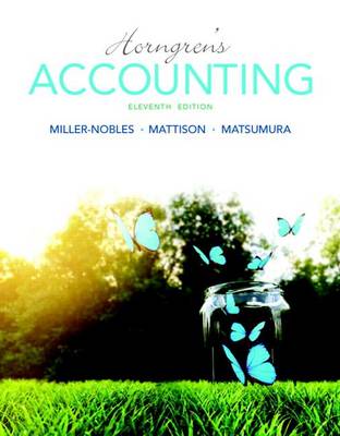 Book cover for Horngren's Accounting Plus Mylab Accounting with Pearson Etext -- Access Card Package