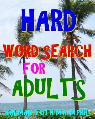 Book cover for Hard Word Search for Adults