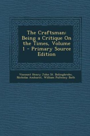 Cover of The Craftsman