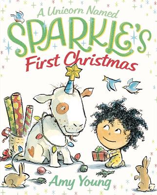 Book cover for A Unicorn Named Sparkle's First Christmas