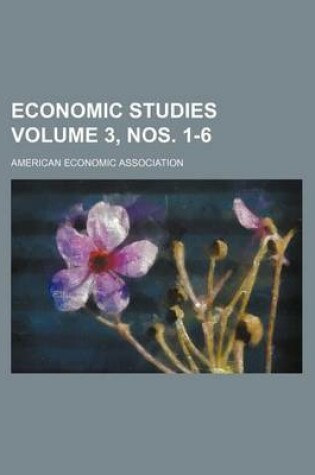 Cover of Economic Studies Volume 3, Nos. 1-6