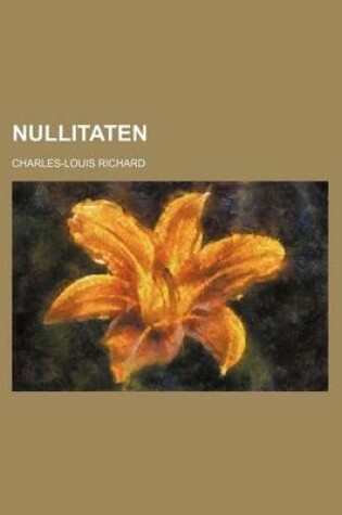 Cover of Nullitaten