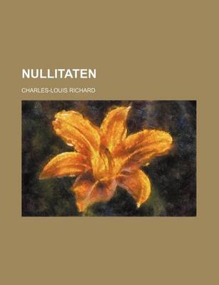 Book cover for Nullitaten