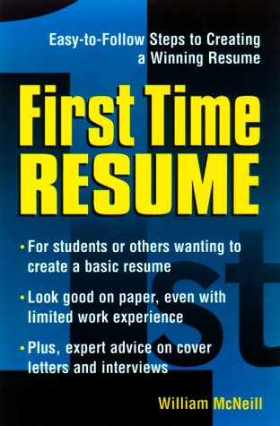 Cover of First Time Resume