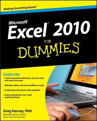 Cover of Excel 2010 For Dummies