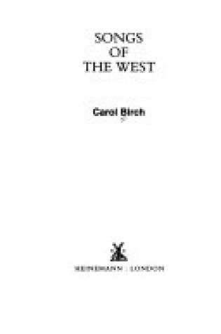 Cover of Songs of the West