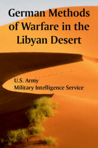 Cover of German Methods of Warfare in the Libyan Desert