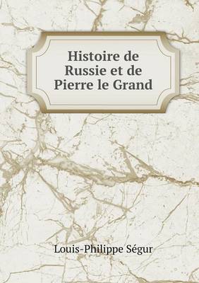 Book cover for Histoire de Russie et de Pierre le Grand