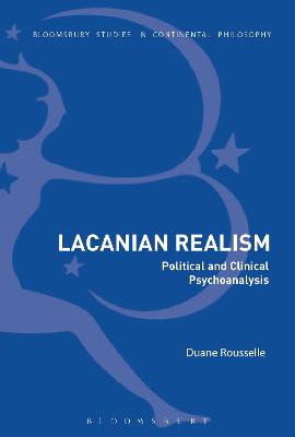 Book cover for Lacanian Realism