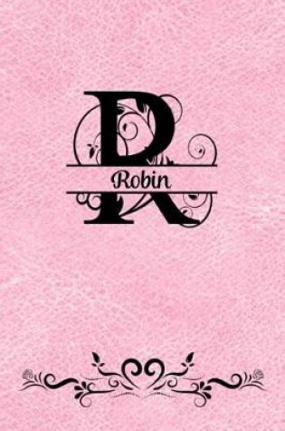 Cover of Split Letter Personalized Name Journal - Robin