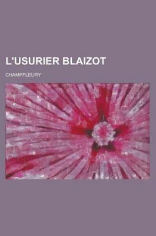 Cover of L'Usurier Blaizot