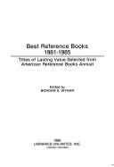 Cover of Best Reference Books, 1981-1985