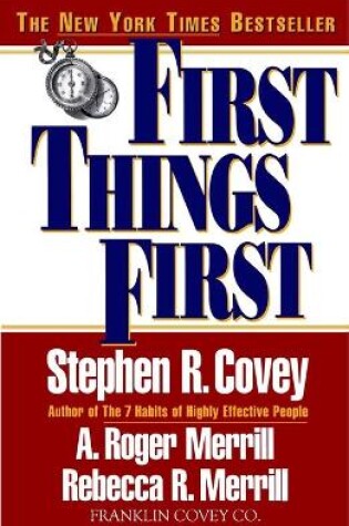 Cover of First Things First