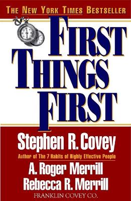 Book cover for First Things First