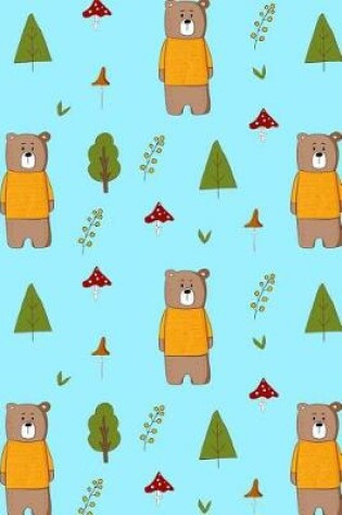 Cover of Bullet Journal Notebook Cute Bears Pattern 1