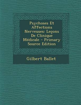 Book cover for Psychoses Et Affections Nerveuses