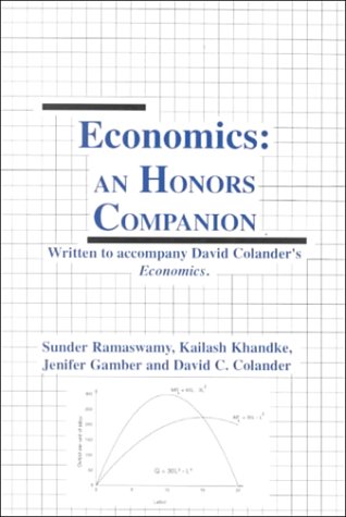 Book cover for Economics (Honor Companion)