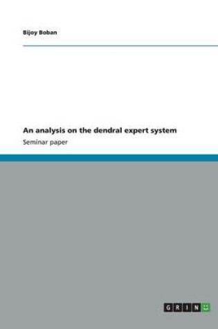 Cover of An analysis on the dendral expert system