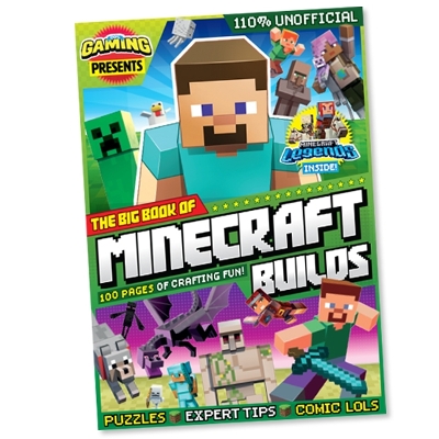 Book cover for 110% Gaming Presents - Big Book of Minecraft Builds