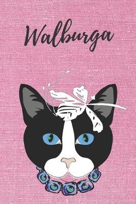 Book cover for personalisiertes Notizbuch Katze / Malbuch / Tagebuch / Journal / DIN A5 / Geschenk Walburga