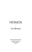 Book cover for Homos