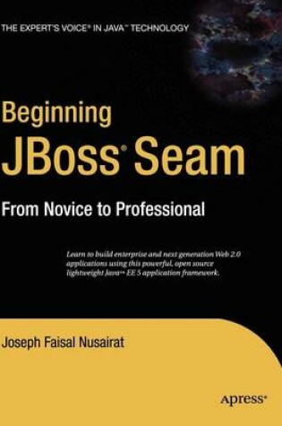 Cover of Beginning Jboss Seam: From Novice to Professional