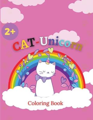 Book cover for CAT-Unicorn Coloring Book