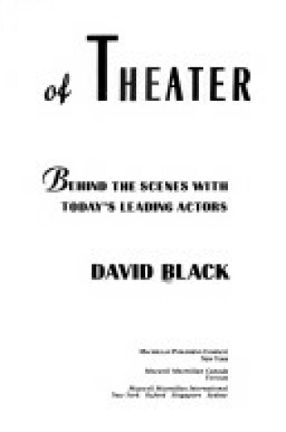 Cover of The Magic of Theater