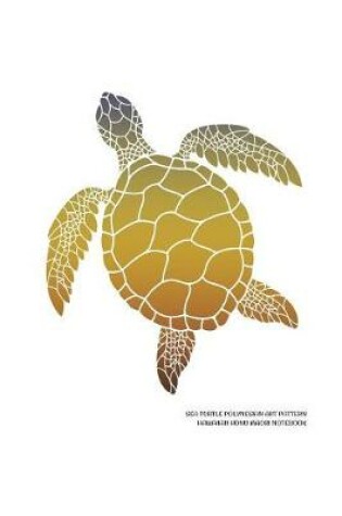 Cover of Sea Turtle Polynesian Art Pattern Hawaiian Honu Maori Notebook