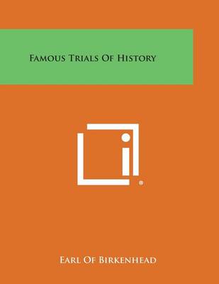 Cover of Famous Trials of History