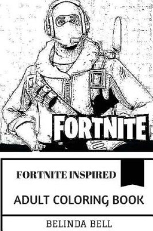 Cover of Fortnite Inspired Adult Coloring Book