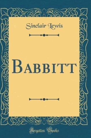 Cover of Babbitt (Classic Reprint)