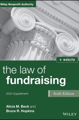 Cover of The Law of Fundraising, 2024 Cumulative Supplement